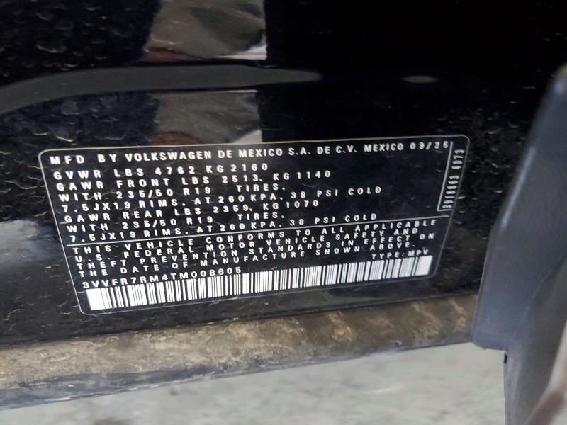 Продаж на аукціоні авто 2026 Volkswagen Tiguan, vin: 3VVFR7RM4TM008605, номер лоту: 64959886