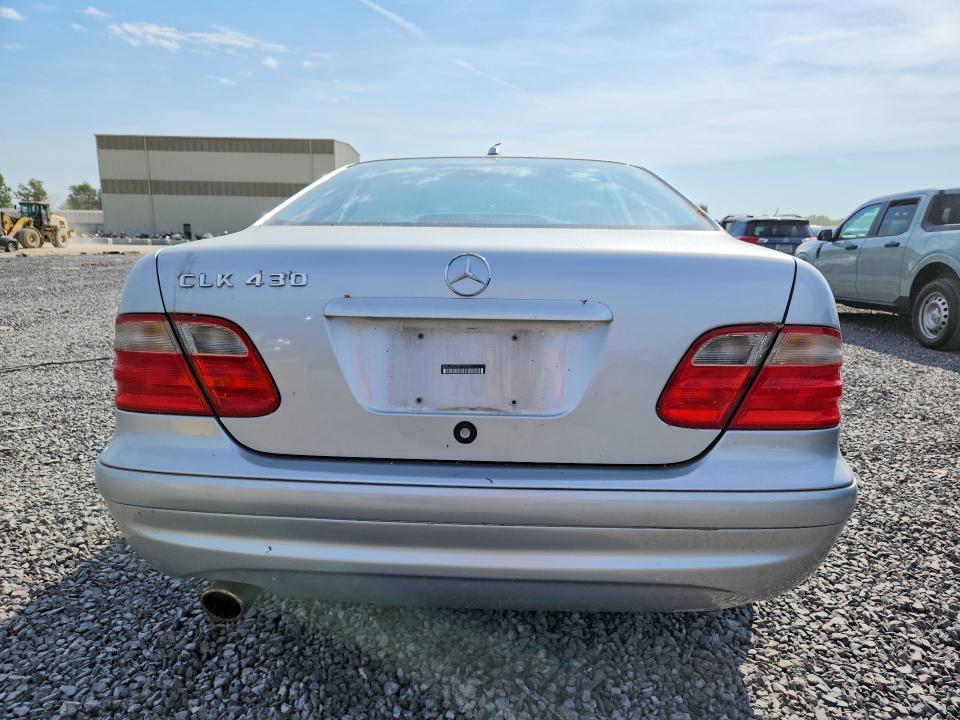 2002 Mercedes-benz Clk მანქანა იყიდება აუქციონზე, vin: WDBLJ70G72T119373, აუქციონის ნომერი: 65953576