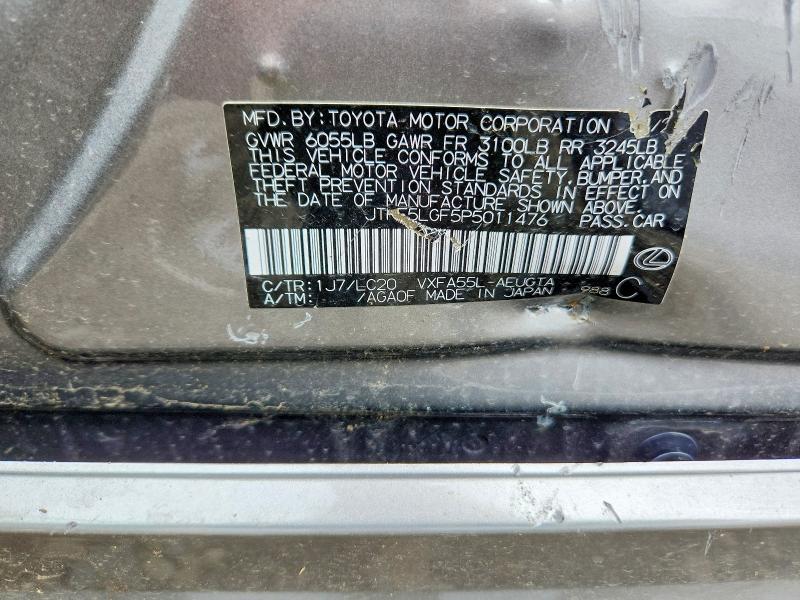 Продаж на аукціоні авто 2023 Lexus Ls, vin: JTHE5LGF5P5011476, номер лоту: 67153036