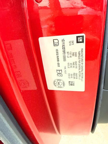 Продажа на аукционе авто 2015 Chevrolet Corvette, vin: 1G1YA2D78F5108969, номер лота: 63778706