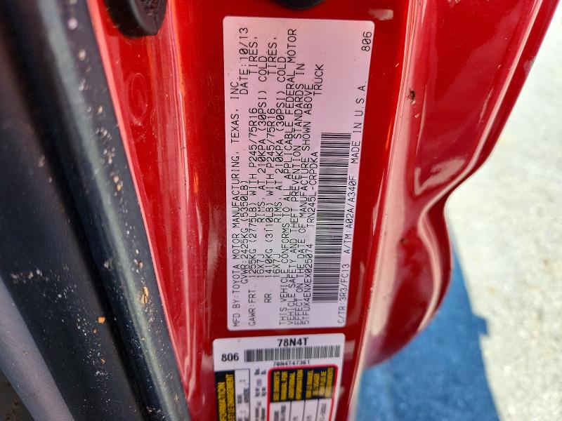Aukcja sprzedaży 2014 Toyota Tacoma, vin: 5TFUX4ENXEX025074, numer aukcji: 62459366