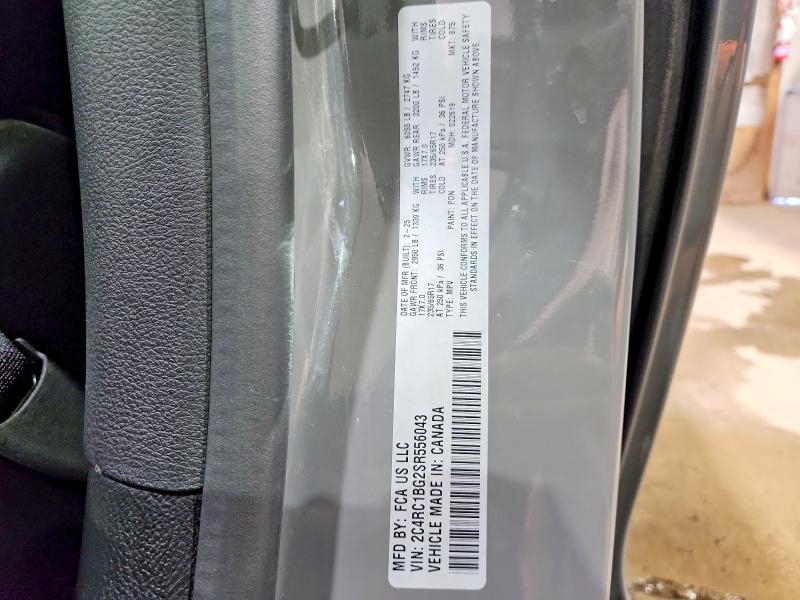 Auction sale of the 2025 Chrysler Pacifica, vin: 2C4RC1BG2SR556043, lot number: 63737306
