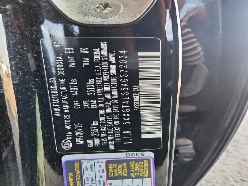 Aukcja sprzedaży 2019 Kia Optima, vin: 5XXGT4L35KG372034, numer aukcji: 66457446