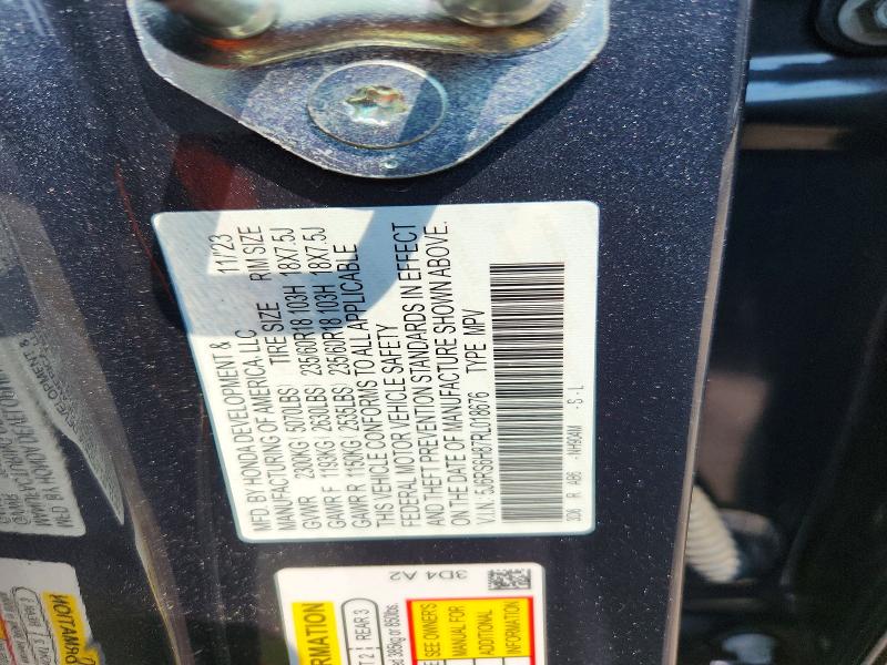 Продаж на аукціоні авто 2024 Honda Cr-v, vin: 5J6RS6H87RL018676, номер лоту: 64531656