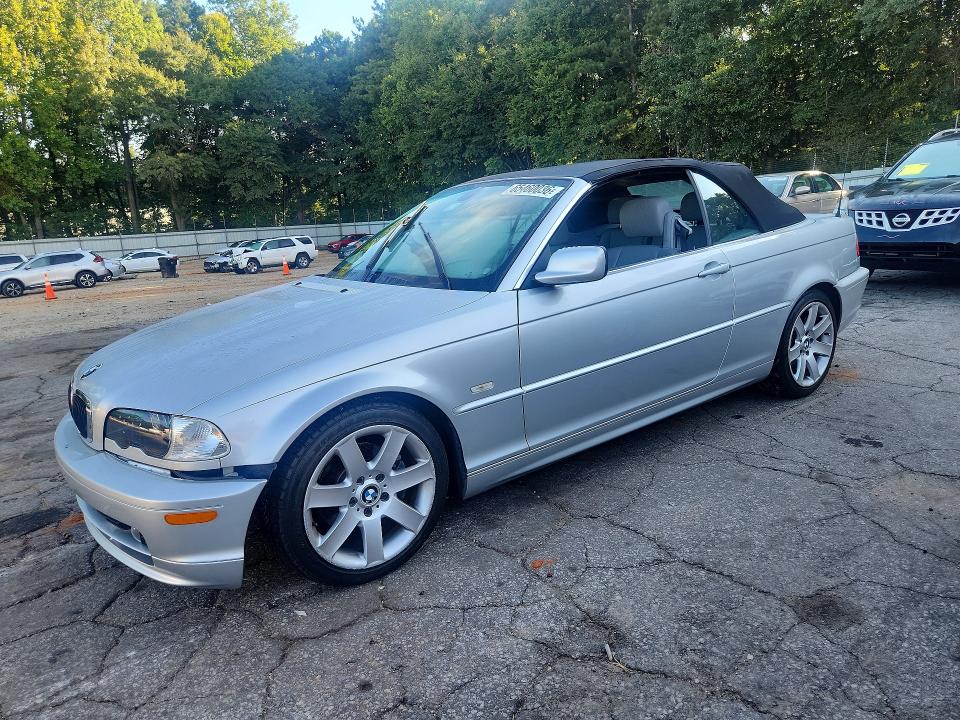 2003 Bmw 325 მანქანა იყიდება აუქციონზე, vin: WBABS33493PG90720, აუქციონის ნომერი: 65460036