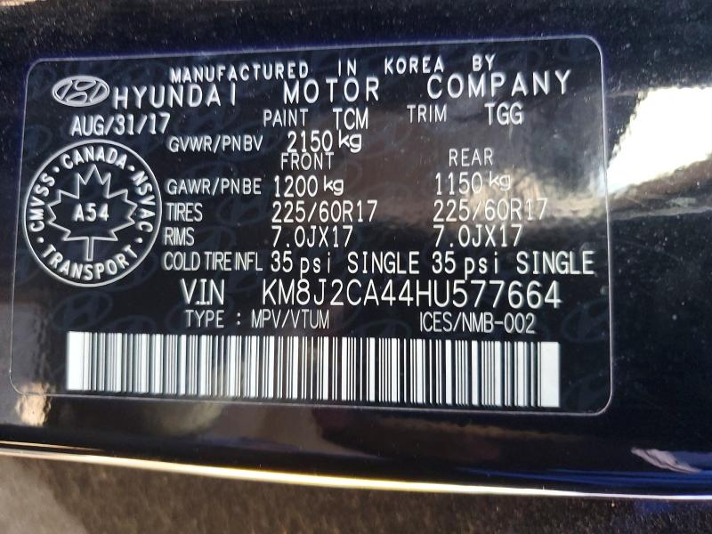 Продаж на аукціоні авто 2017 Hyundai Tucson, vin: KM8J2CA44HU577664, номер лоту: 65319976