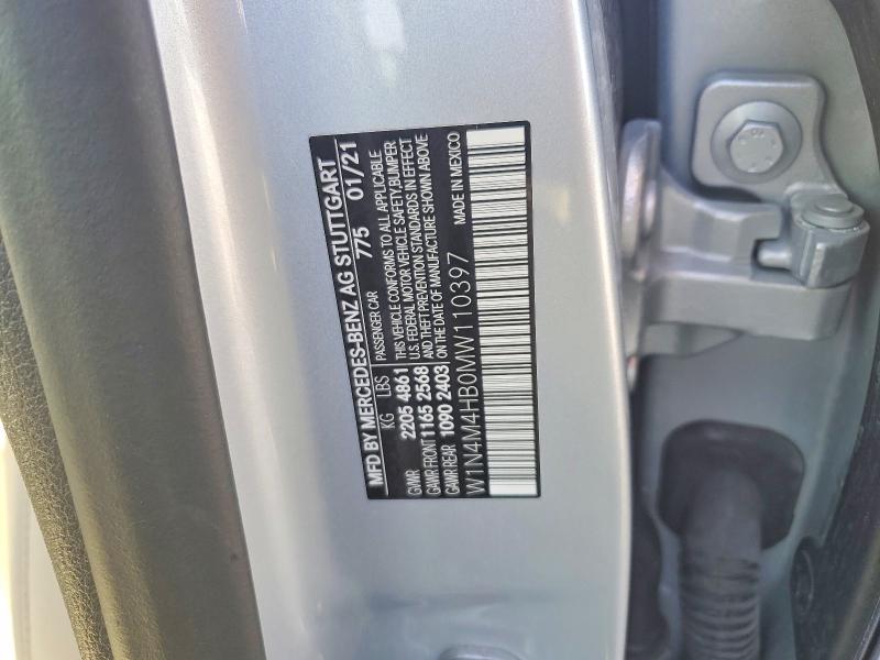 Продажа на аукционе авто 2021 Mercedes-benz Glb, vin: W1N4M4HB0MW110397, номер лота: 67187276