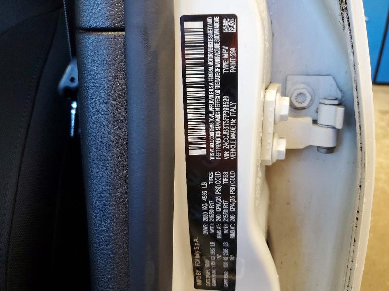 66431246 :رقم المزاد ، ZACCJBBT5FPB98526 vin ، 2015 Jeep Renegade مزاد بيع