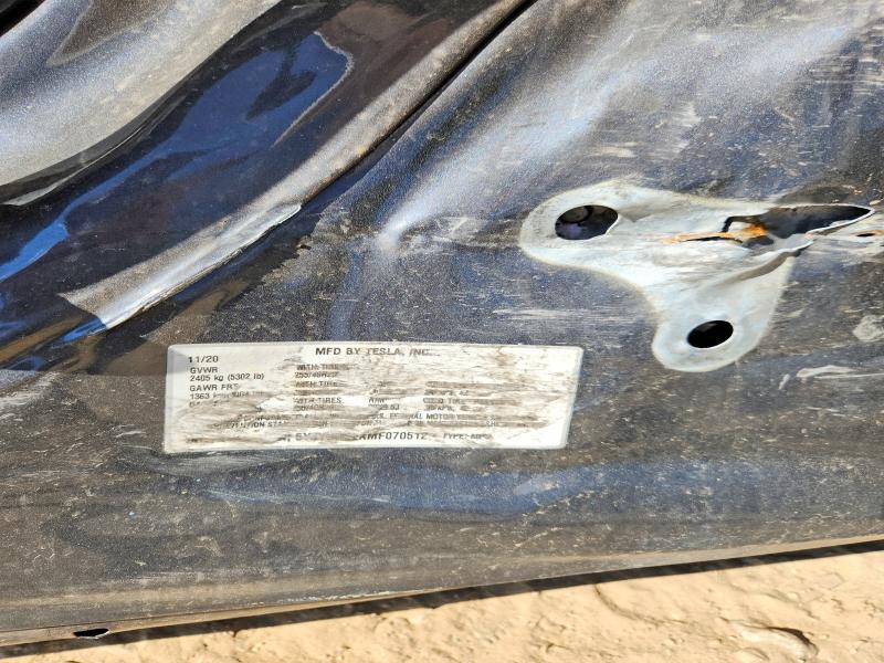 66421966 :رقم المزاد ، 5YJYGDEEXMF070512 vin ، 2021 Tesla Model Y مزاد بيع