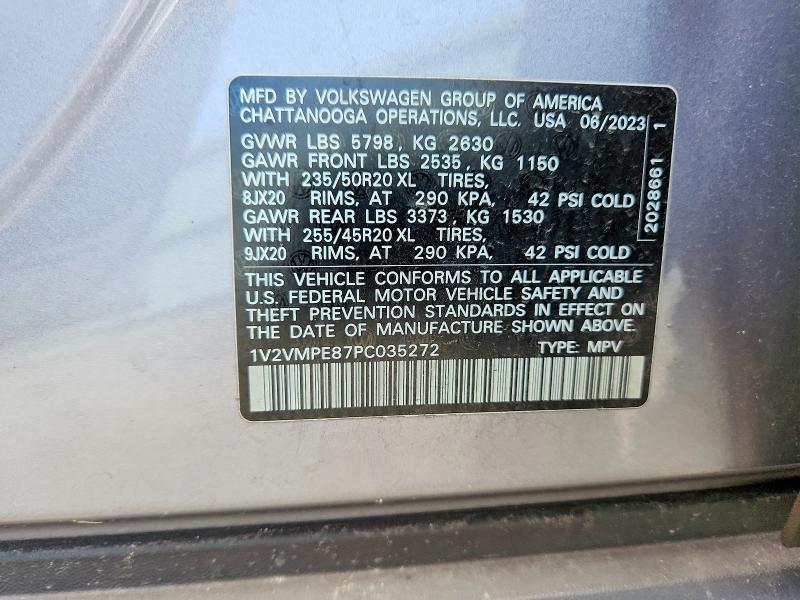 Продаж на аукціоні авто 2023 Volkswagen Id.4, vin: 1V2VMPE87PC035272, номер лоту: 63967976