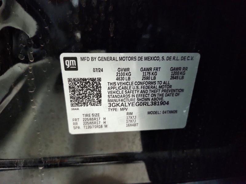 Продажа на аукционе авто 2024 Gmc Terrain, vin: 3GKALYEG0RL381904, номер лота: 65027646