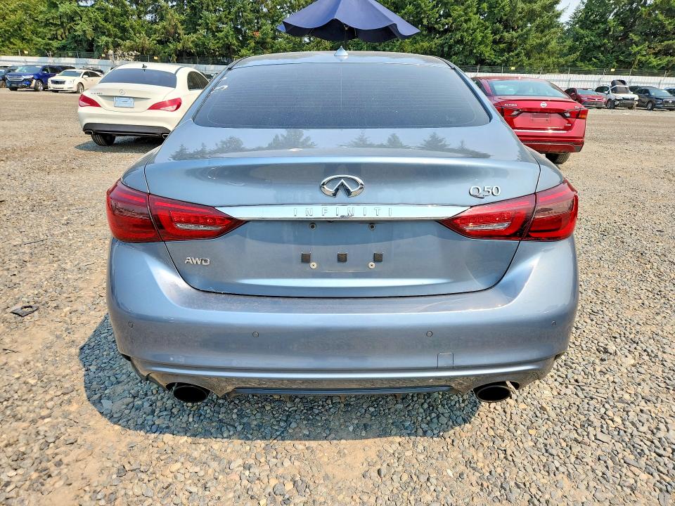 63142026 :رقم المزاد ، JN1EV7AR3JM433144 vin ، 2018 Infiniti Q50 مزاد بيع