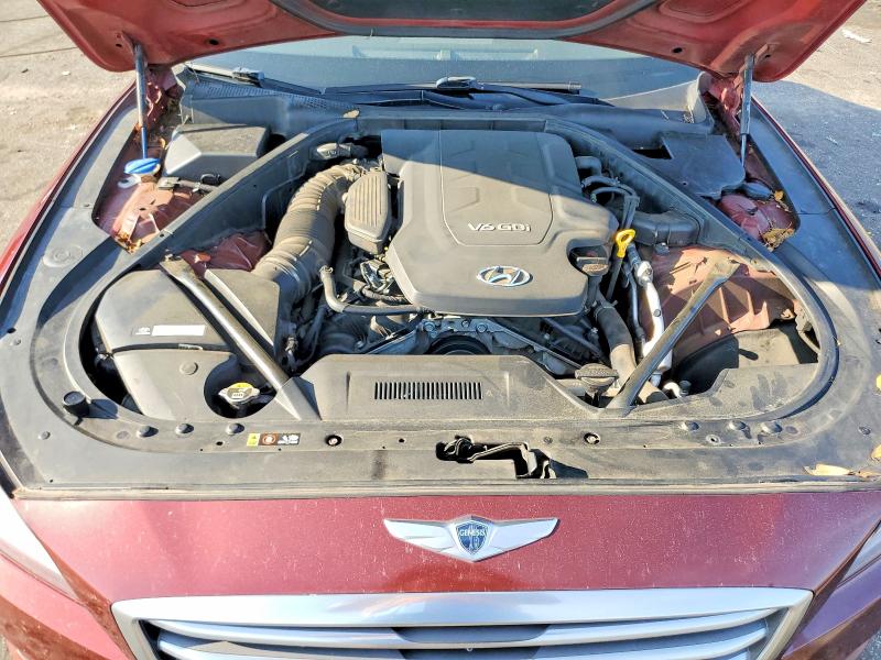 2015 Hyundai Genesis მანქანა იყიდება აუქციონზე, vin: KMHGN4JE5FU080555, აუქციონის ნომერი: 65091846