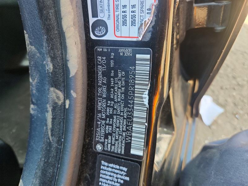 Aukcja sprzedaży 2005 Bmw 325, vin: WBAEU33445PR18954, numer aukcji: 65138746