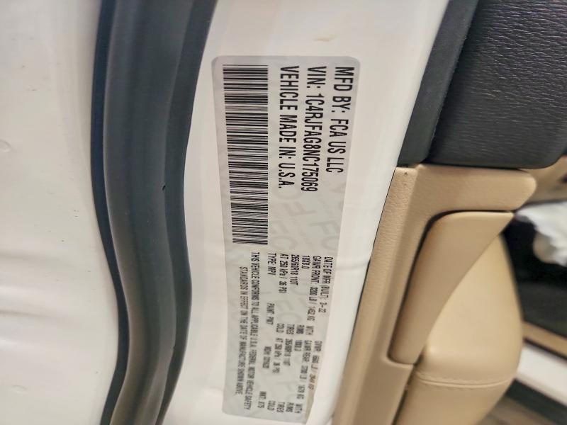 Продаж на аукціоні авто 2022 Jeep Grand Cherokee, vin: 1C4RJFAG8NC175069, номер лоту: 64294366