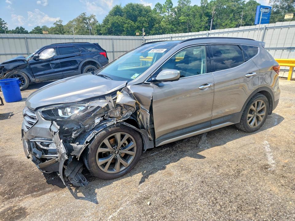 2017 Hyundai Santa Fe Sport მანქანა იყიდება აუქციონზე, vin: 5NMZW4LA1HH052198, აუქციონის ნომერი: 66218026