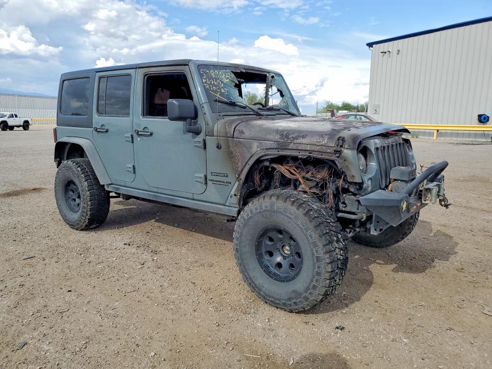 Продажа на аукционе авто 2015 Jeep Wrangler Unlimited, vin: 1C4BJWDGXFL642684, номер лота: 65125516