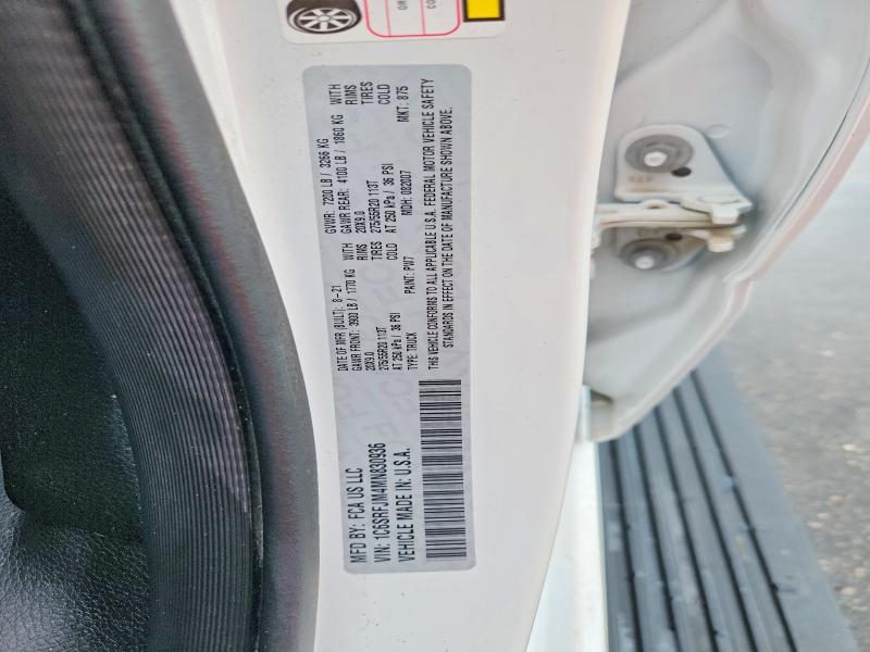 Aukcja sprzedaży 2021 Ram 1500, vin: 1C6SRFJM4MN830936, numer aukcji: 66420556