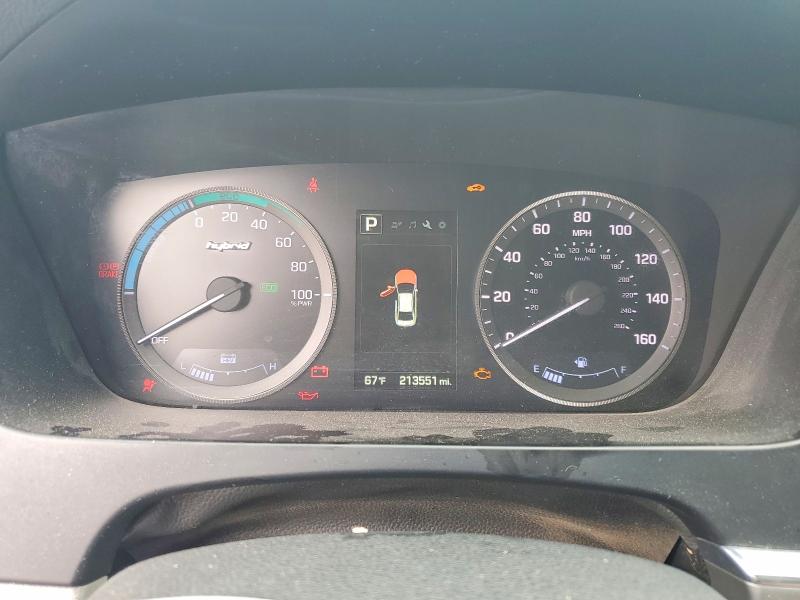 2016 Hyundai Sonata Hybrid მანქანა იყიდება აუქციონზე, vin: KMHE24L15GA014374, აუქციონის ნომერი: 64947706