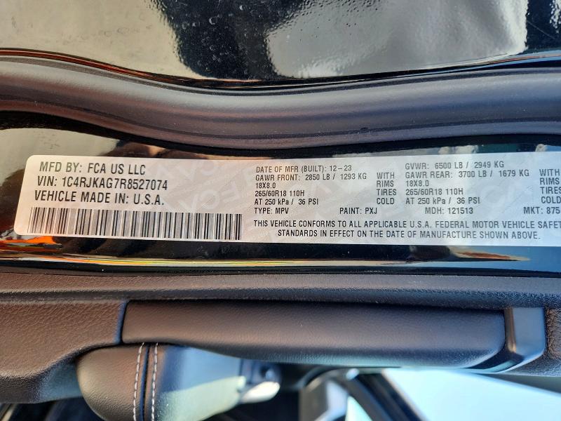 Продаж на аукціоні авто 2024 Jeep Grand Cherokee, vin: 1C4RJKAG7R8527074, номер лоту: 64136926