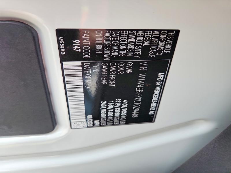 Продажа на аукционе авто 2020 Mercedes-benz Sprinter, vin: W1W4EBHY0LT029448, номер лота: 62886536