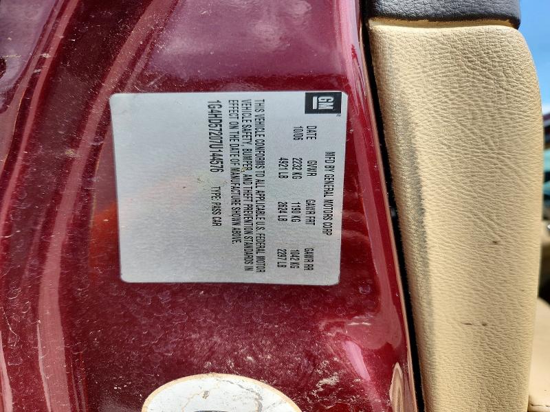 Продаж на аукціоні авто 2007 Buick Lucerne, vin: 1G4HD57207U144576, номер лоту: 66516766
