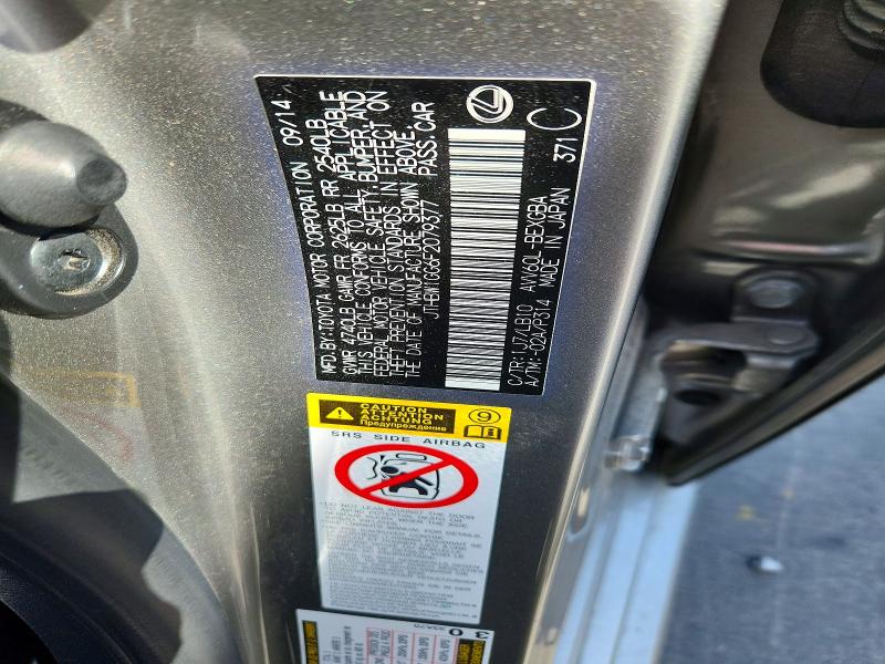 2015 Lexus Es მანქანა იყიდება აუქციონზე, vin: JTHBW1GG6F2079377, აუქციონის ნომერი: 65705976
