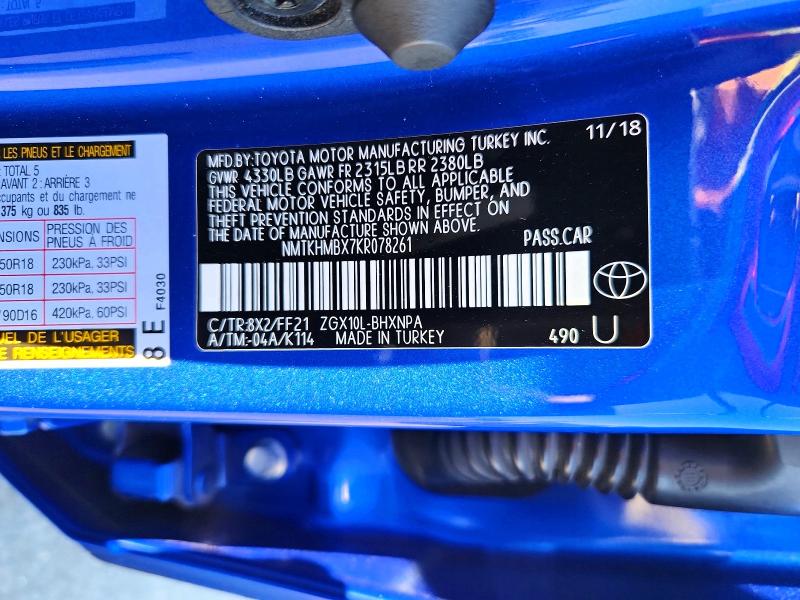 65660216 :رقم المزاد ، NMTKHMBX7KR078261 vin ، 2019 Toyota C-hr مزاد بيع