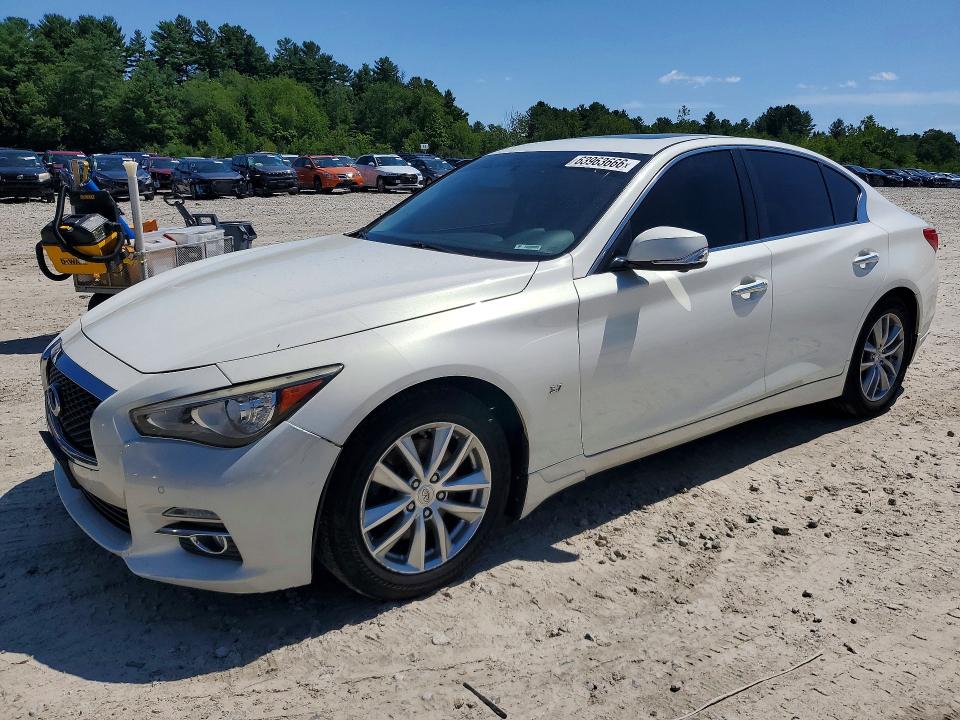 2014 Infiniti Q50 მანქანა იყიდება აუქციონზე, vin: JN1BV7AR4EM704527, აუქციონის ნომერი: 63963666