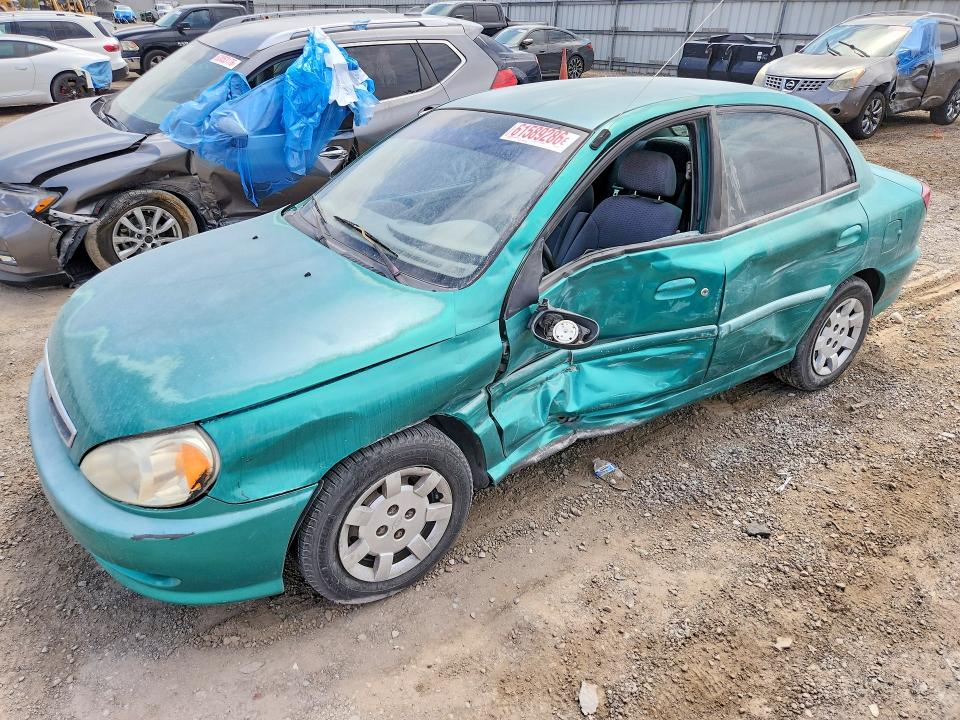 Aukcja sprzedaży 2002 Kia Rio, vin: KNADC123626179843, numer aukcji: 61589286