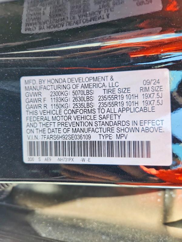 Продаж на аукціоні авто 2025 Honda Cr-v, vin: 7FARS6H92SE036109, номер лоту: 66262456