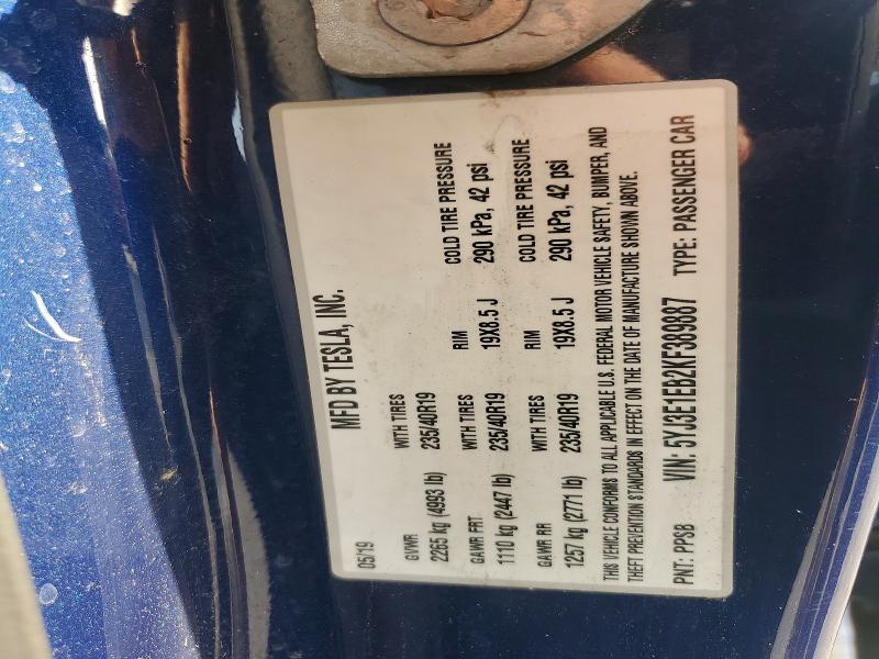 Продаж на аукціоні авто 2019 Tesla Model 3, vin: 5YJ3E1EB2KF389887, номер лоту: 64772176