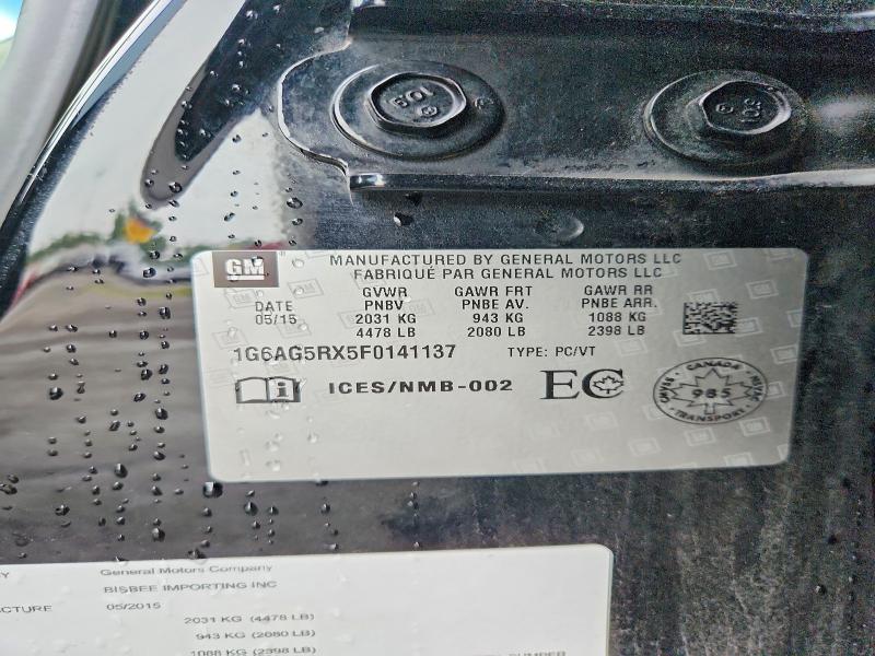 Продажа на аукционе авто 2015 Cadillac Ats, vin: 1G6AG5RX5F0141137, номер лота: 64927716