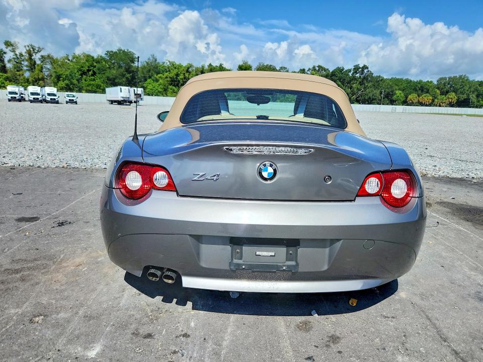 2005 Bmw Z4 მანქანა იყიდება აუქციონზე, vin: 4USBT33515LS58679, აუქციონის ნომერი: 66979226