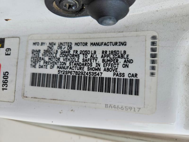 Aukcja sprzedaży 2009 Pontiac Vibe, vin: 5Y2SP67829Z453547, numer aukcji: 64805126