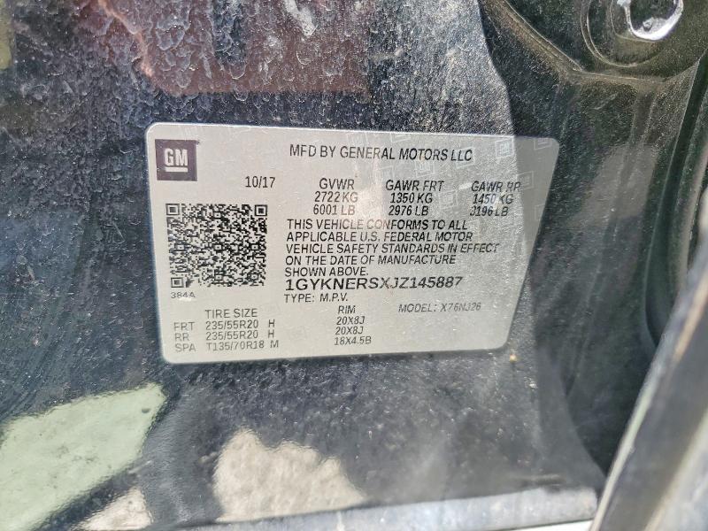 Aukcja sprzedaży 2018 Cadillac Xt5, vin: 1GYKNERSXJZ145887, numer aukcji: 64764006