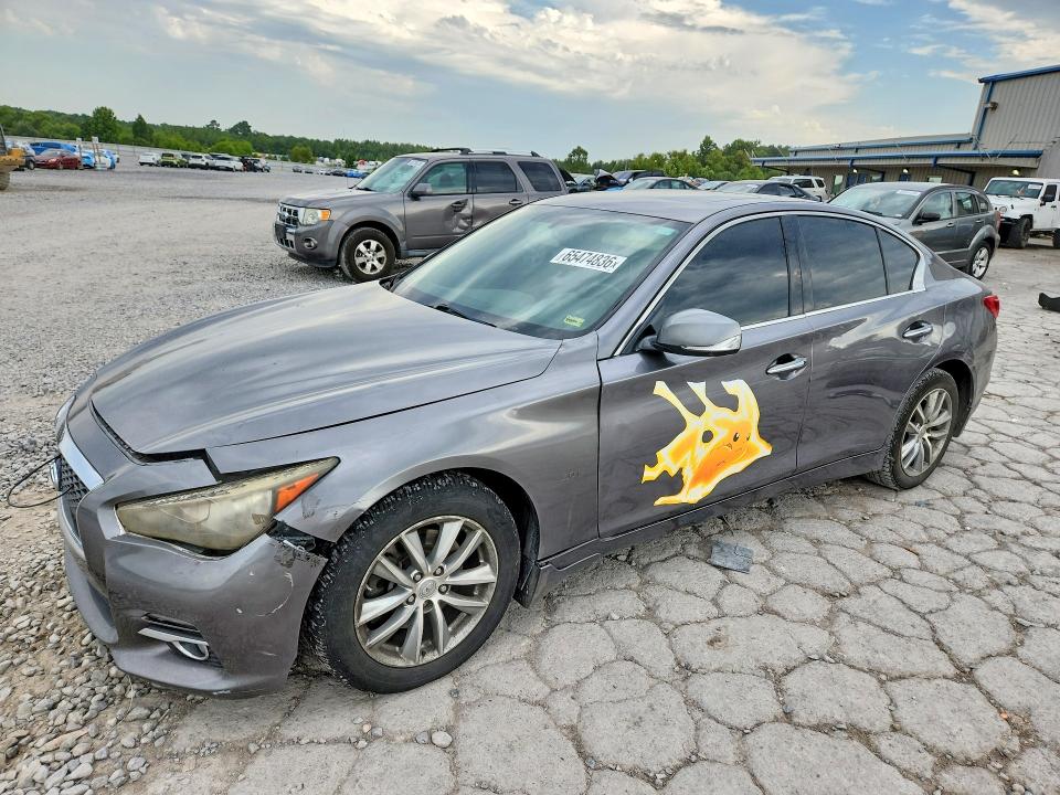 65474836 :رقم المزاد ، JN1BV7AR8EM703333 vin ، 2014 Infiniti Q50 مزاد بيع