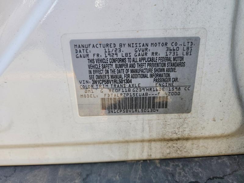 Продаж на аукціоні авто 2024 Nissan Kicks, vin: 3N1CP5BV1RL501304, номер лоту: 66575026