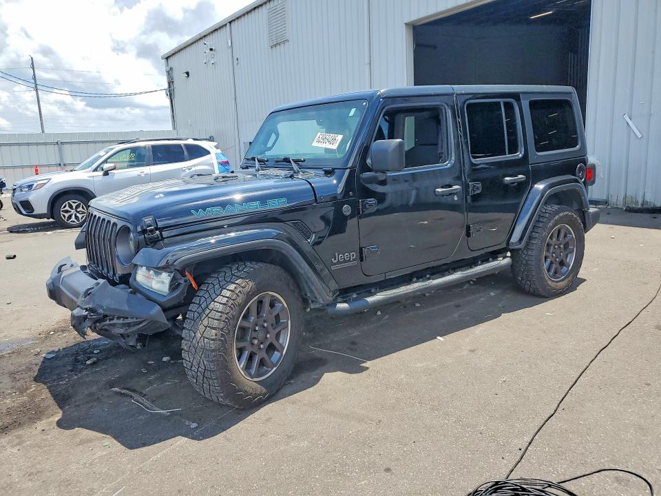 2021 Jeep Wrangler Unlimited მანქანა იყიდება აუქციონზე, vin: 1C4HJXDN5MW680706, აუქციონის ნომერი: 63969486