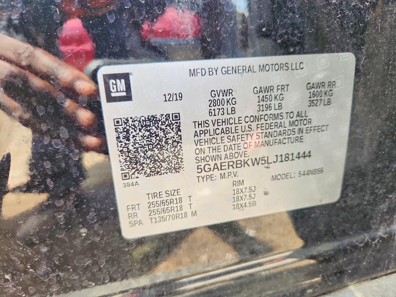 Продаж на аукціоні авто 2020 Buick Enclave, vin: 5GAERBKW5LJ181444, номер лоту: 66204146