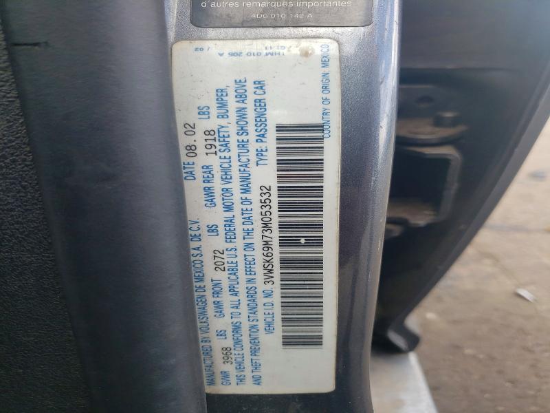 Aukcja sprzedaży 2003 Volkswagen Jetta, vin: 3VWSK69M73M053532, numer aukcji: 65292706