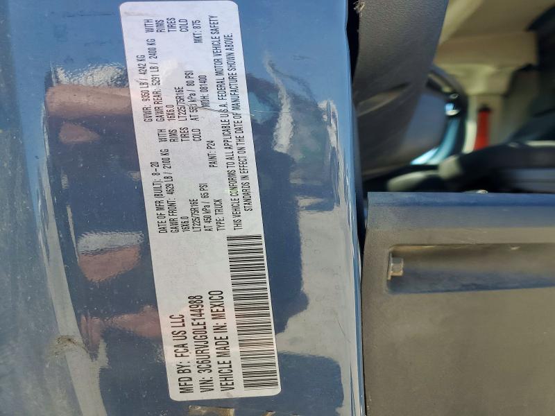 Продажа на аукционе авто 2020 Ram Promaster 3500, vin: 3C6URVJG0LE144988, номер лота: 63249896