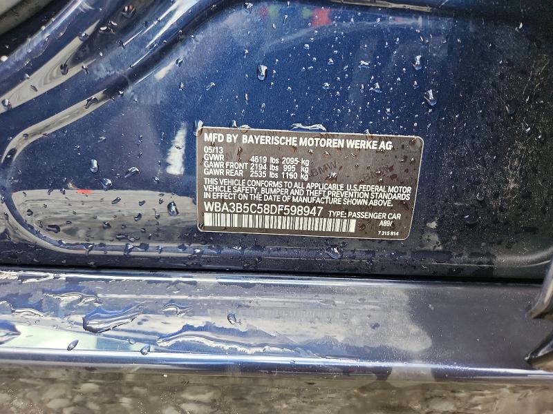 Aukcja sprzedaży 2013 Bmw 328, vin: WBA3B5C58DF598947, numer aukcji: 66500316