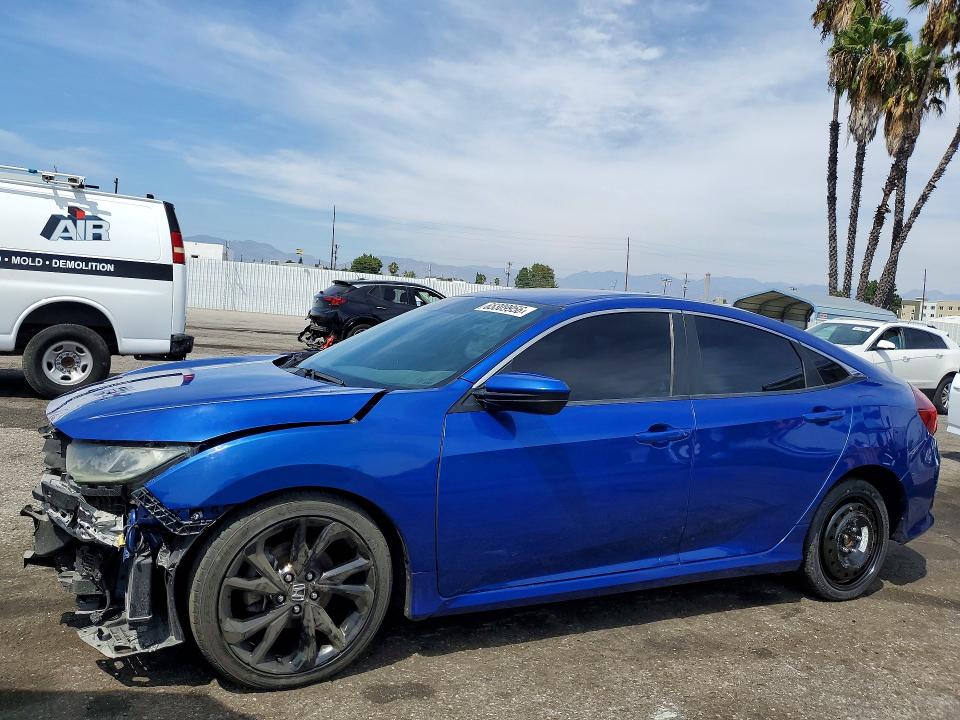 65309956 :رقم المزاد ، 2HGFC2F89LH569876 vin ، 2020 Honda Civic مزاد بيع