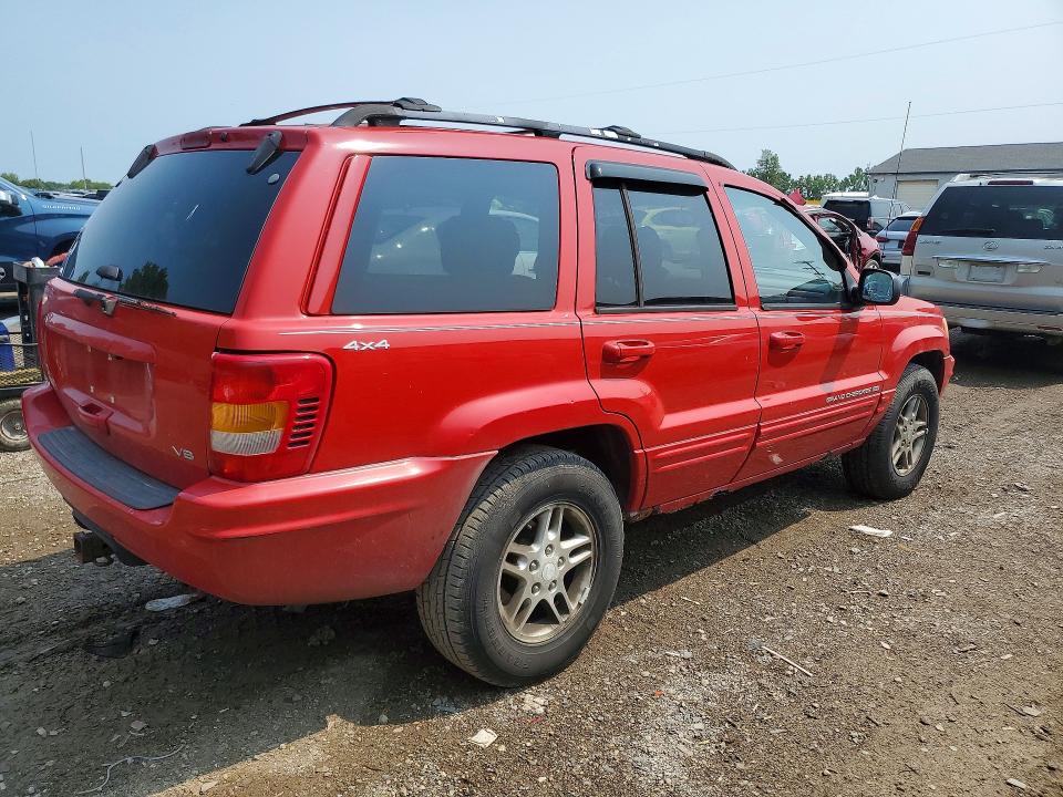 64101216 :رقم المزاد ، 1J4GW68NXXC702510 vin ، 1999 Jeep Grand Cherokee مزاد بيع