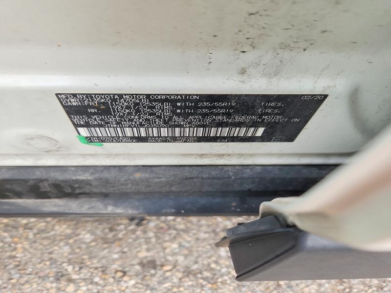 64980506 :رقم المزاد ، JTMN1RFV1LJ035090 vin ، 2020 Toyota Rav4 مزاد بيع