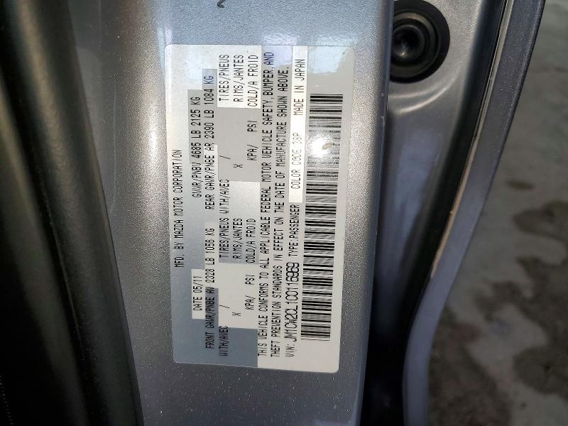 Aukcja sprzedaży 2012 Mazda 5, vin: JM1CW2CL1C0116969, numer aukcji: 65844126