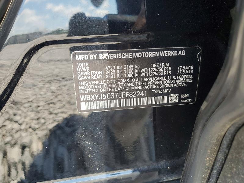 Продаж на аукціоні авто 2018 Bmw X2, vin: WBXYJ5C37JEF82241, номер лоту: 64319266