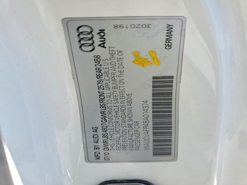 Aukcja sprzedaży 2011 Audi S5, vin: WAUCVAFR4BA014374, numer aukcji: 66638896