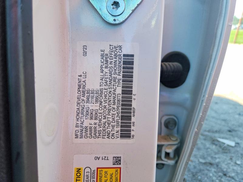 64330416 :رقم المزاد ، 19XFL2H57PE008773 vin ، 2023 Honda Civic مزاد بيع